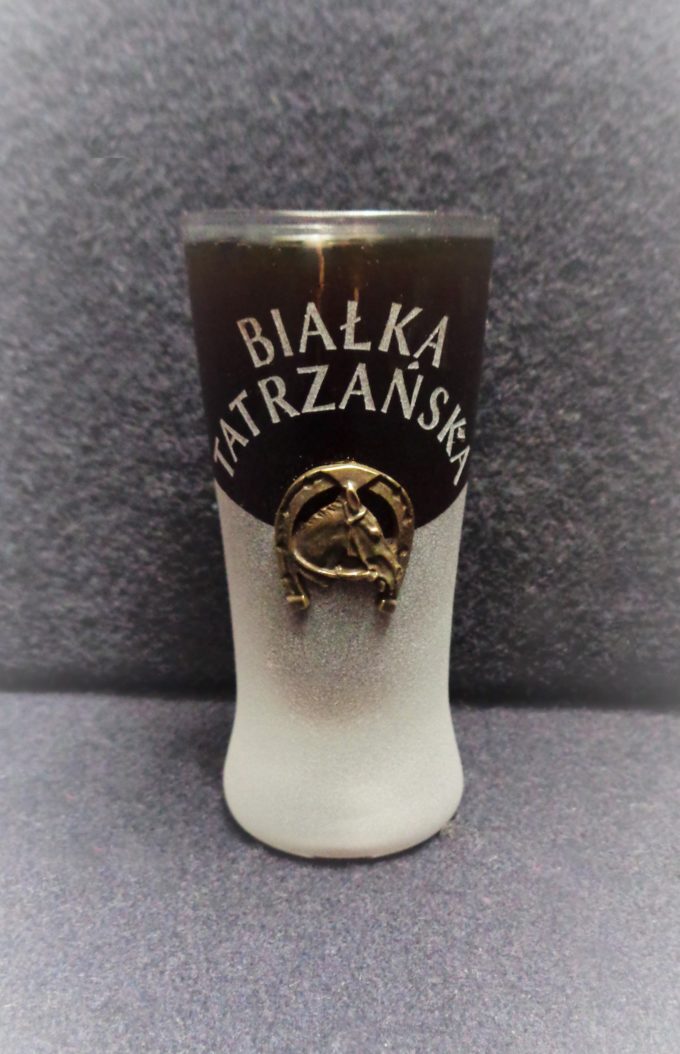 BIALKA TATRZANSKA KIELISZEK WODKA SZRON PODKOWA