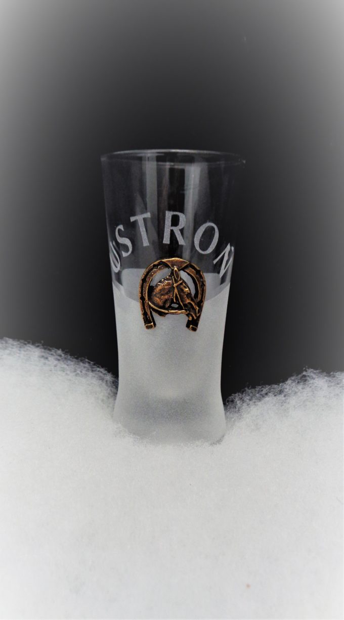 USTRON KIELISZEK X50 WODKA SZRON I BLASZKA