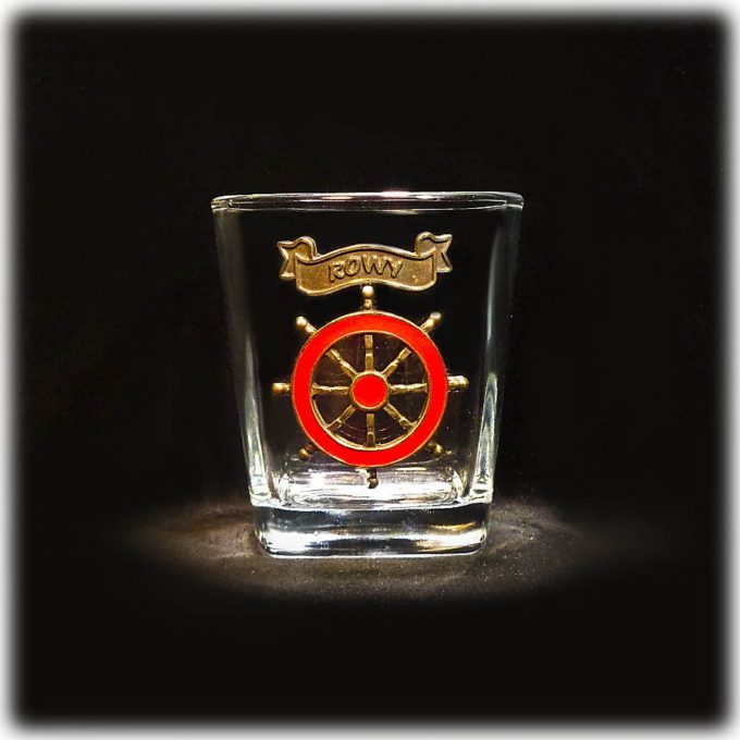 ROWY_SZKLANKA_DO_WHISKY_KWADRAT_250_ML_KOLO_CZERWONE