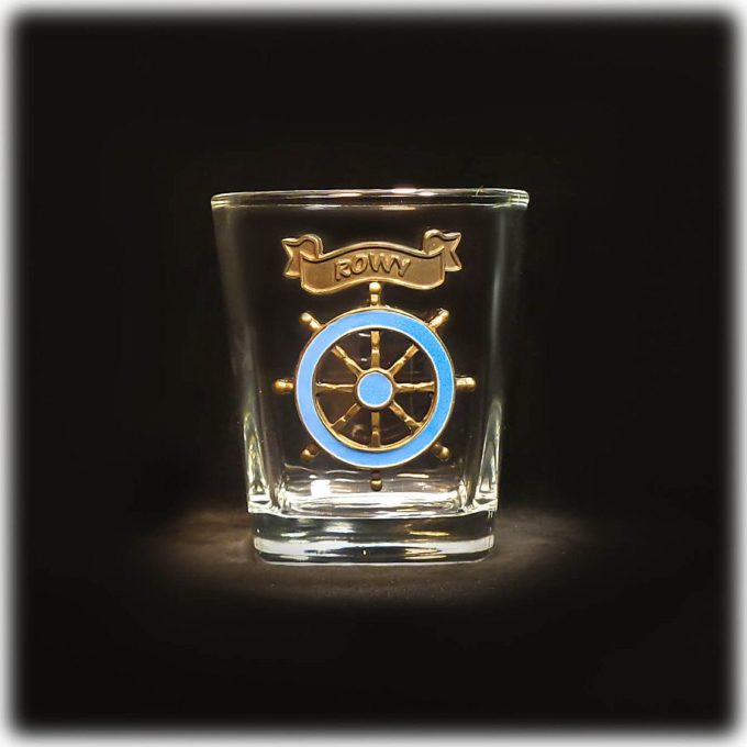 ROWY_SZKLANKA_DO_WHISKY_KWADRAT_250_ML_KOLO_NIEBIESKIE