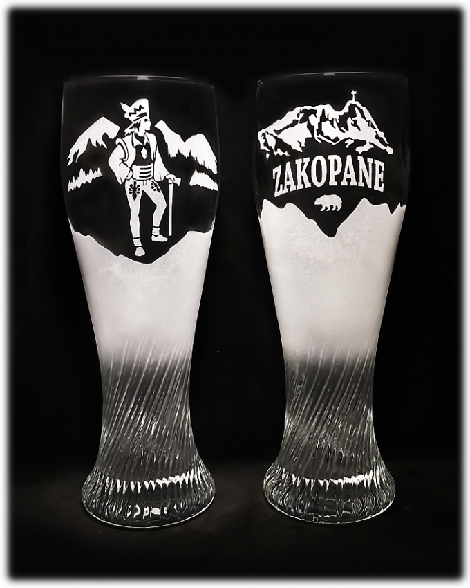 Zakopane_szklanka_do_piwa_spirala_500_ml_harnas_szron
