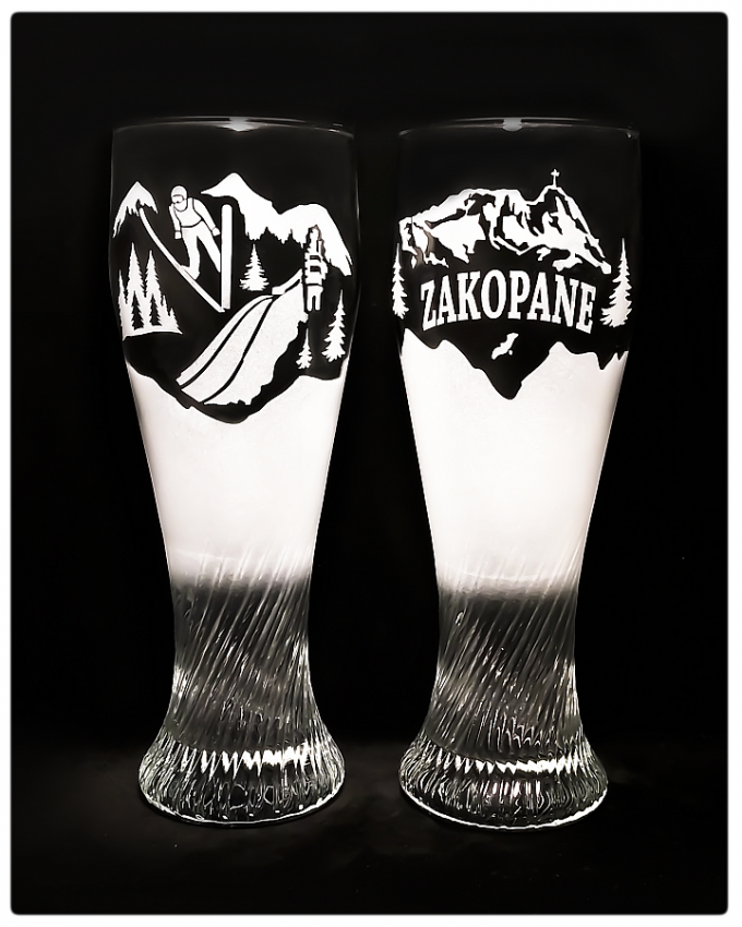 Zakopane_szklanka_do_piwa_spirala_500_ml_wielka_krokiew_szron