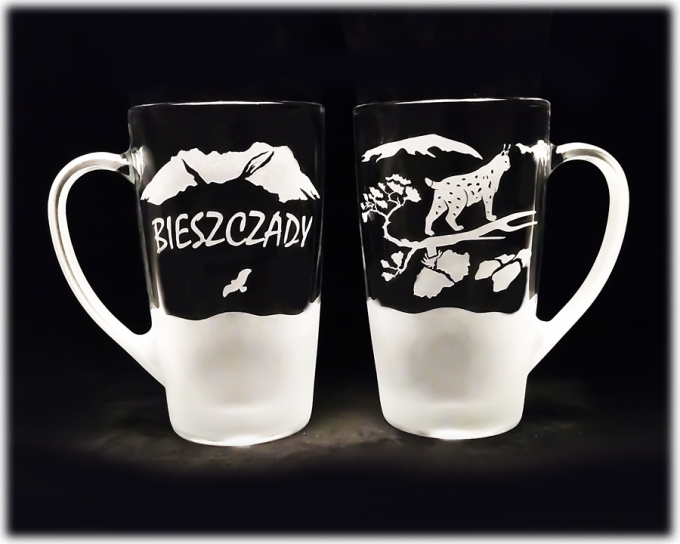Bieszczady_kubek_wysoki_270_ml_rys_szron