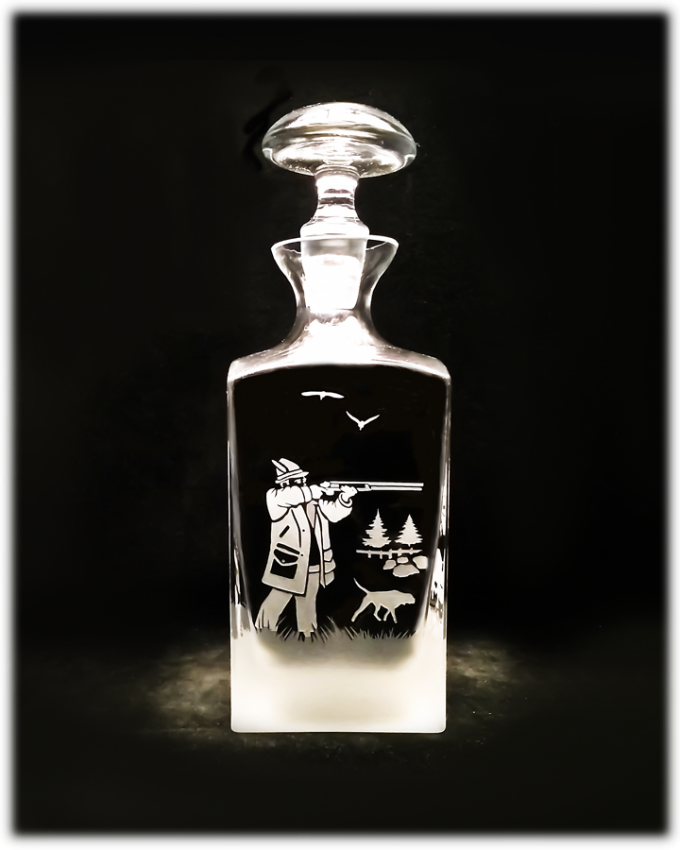 Mysliwskie_karafka_krosno_caro_1000_grzyb_mysliwy_1