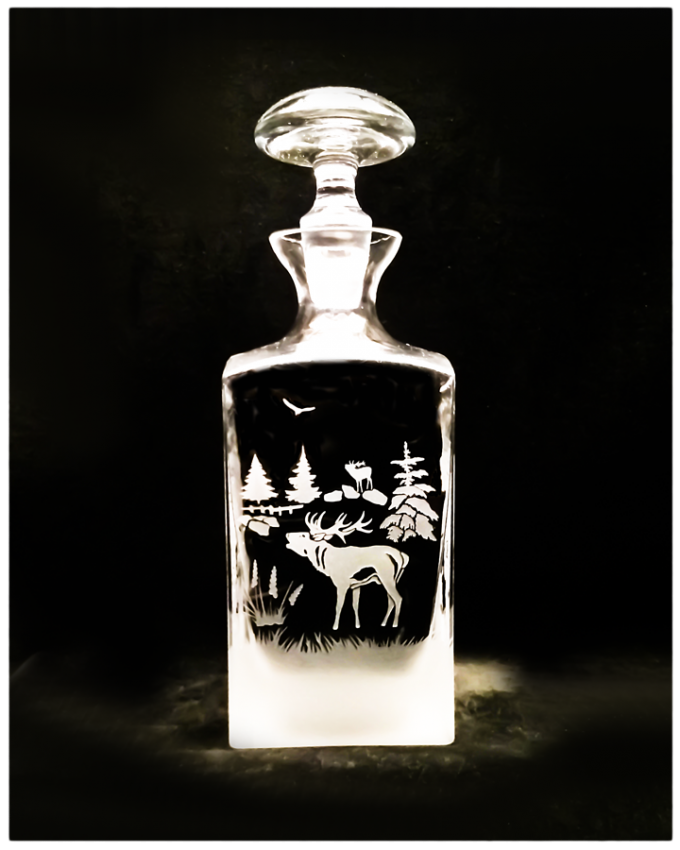 Mysliwskie_karafka_krosno_caro_1000_grzyb_mysliwy_2