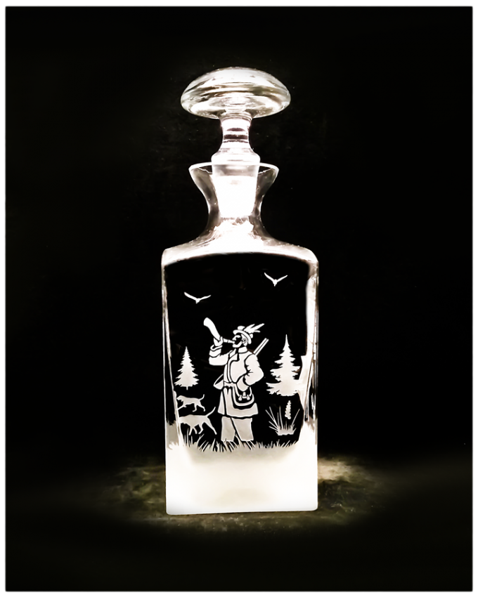 Mysliwskie_karafka_krosno_caro_1000_grzyb_mysliwy_3