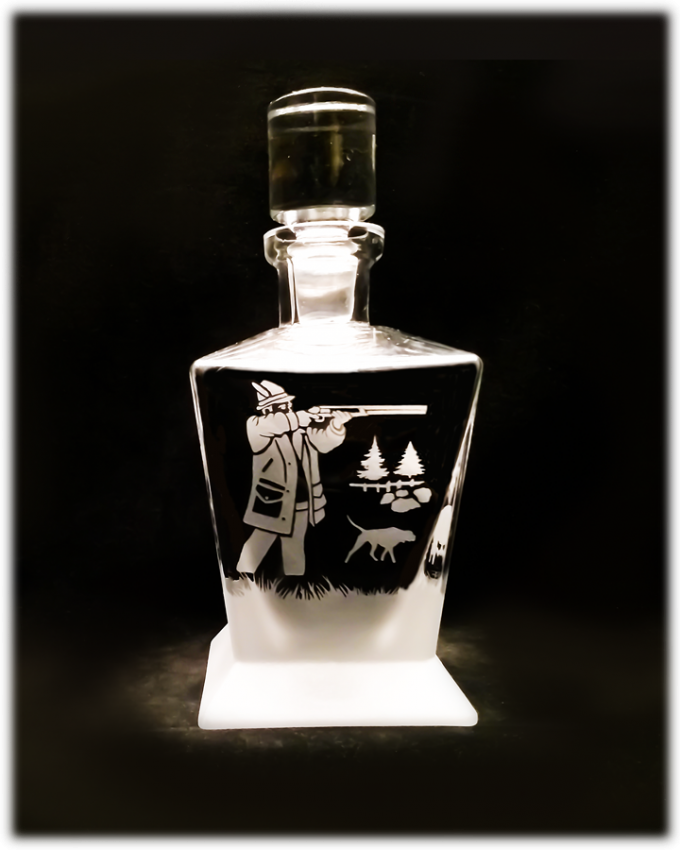 Mysliwskie_karafka_krosno_caro_750_mysliwy_1