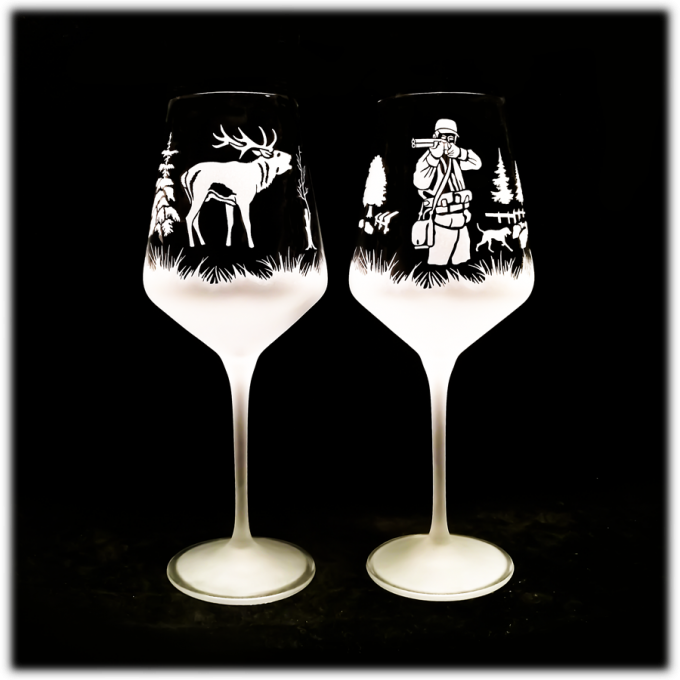 Mysliwskie_kieliszek_do_wina_bialego_krosno_avantgarde_390_ml_jelen1