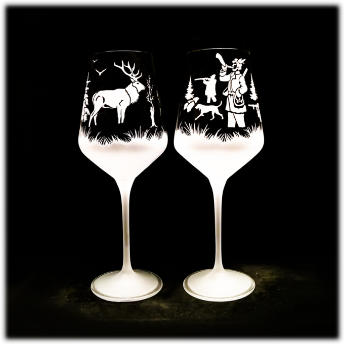 Mysliwskie_kieliszek_do_wina_bialego_krosno_avantgarde_390_ml_jelen2