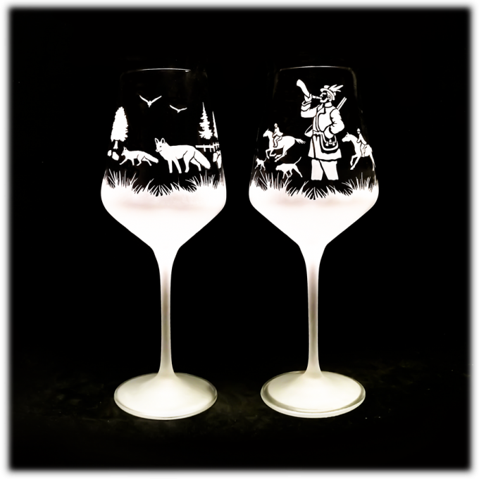 Mysliwskie_kieliszek_do_wina_bialego_krosno_avantgarde_390_ml_lisy