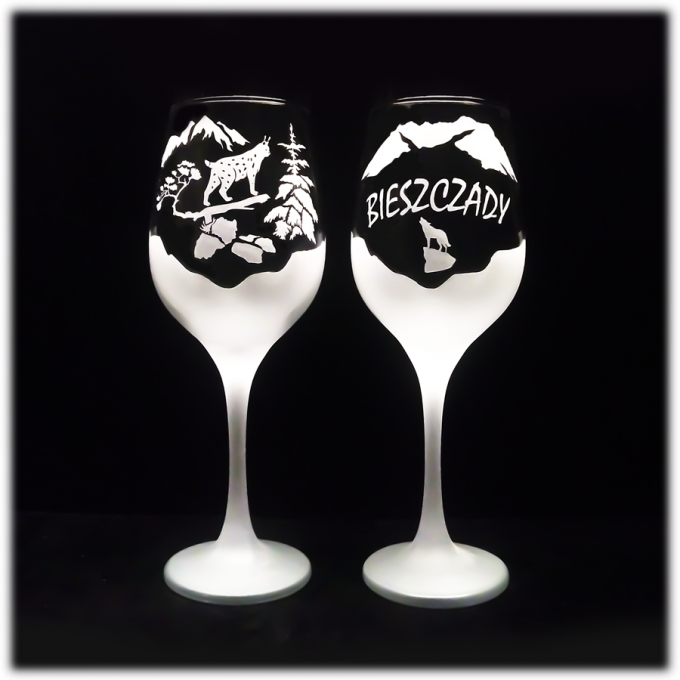Bieszczady_kieliszek_do_wina_adam_375_ml_rys_szron