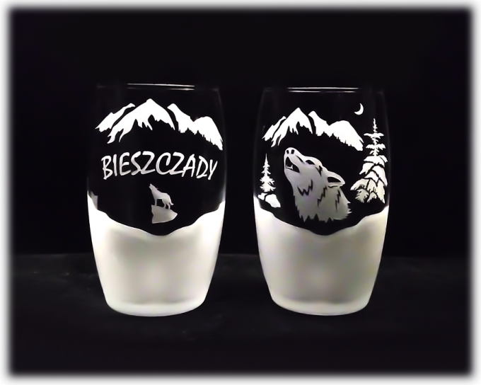 Bieszczady_szklanka_do_napojow_versailles_370_ml_wilk_glowa_szron