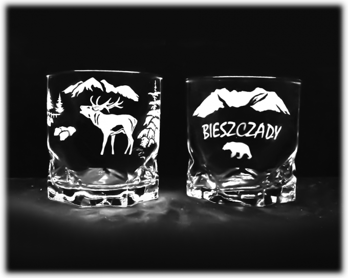 Bieszczady_szklanka_do_whisky_aga_niska_325_ml_jelen_1_szron