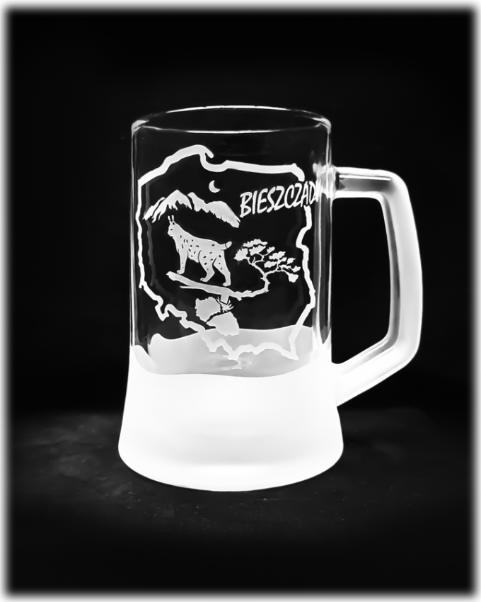 bieszczady_kufel_do_piwa_bremen_670_ml_rys_na_konarze_szron