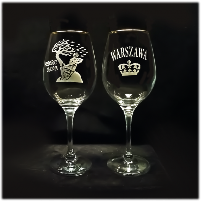 Warszawa_kieliszek_do_wina_amber_460_ml_zloty_frederik_chopin_szron