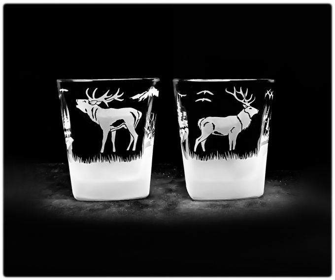 Myslistwo_szklanka_do_whisky_kwadrat_250_ml_jelenie_szron