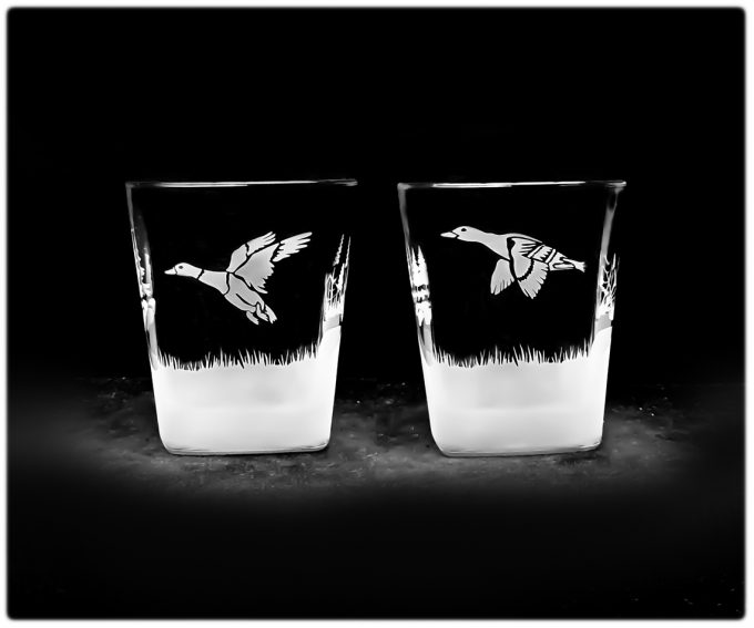 Myslistwo_szklanka_do_whisky_kwadrat_250_ml_kaczki_szron