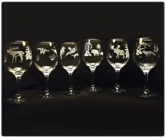 myslistwo_kieliszek_amber_460_ml_zloty_zwierzeta_1