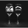 bieszczady_kieliszek_do_wina_amber_460ml_niedzwiedz_nad_potokiem_szron