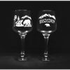 bieszczady_kieliszek_do_wina_sparkle_330ml_niedzwiedz_nad_potokiem_szron